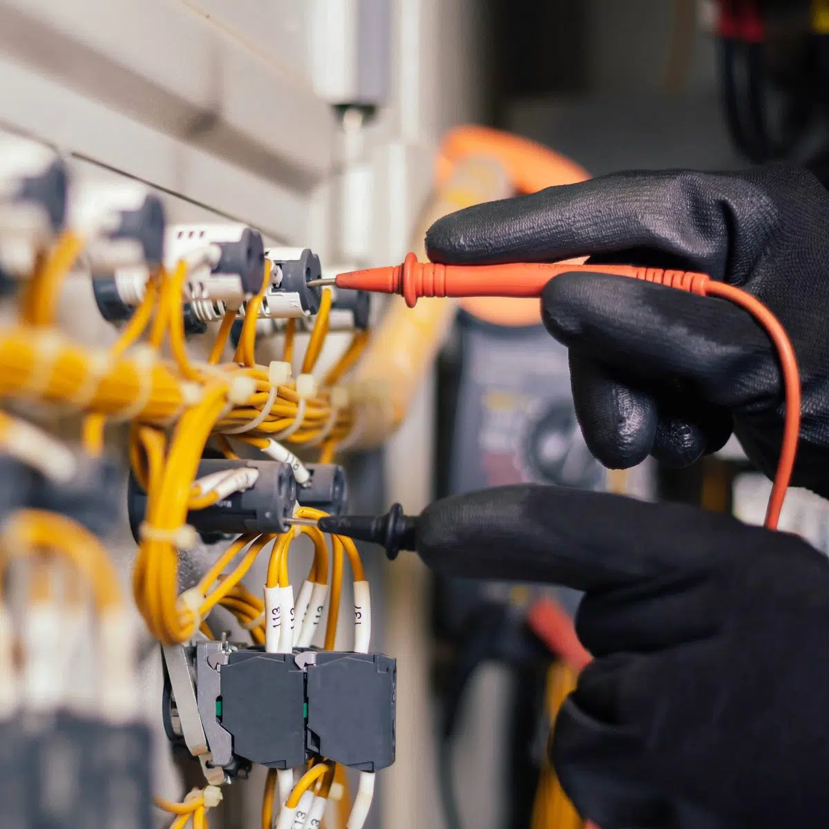 Image of electricity testing